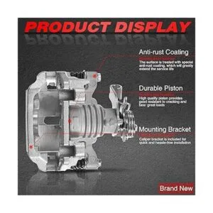 Juego de 2 pinzas de freno de disco trasero de repuesto_2