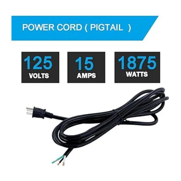 Cable de alimentación de 12 AWG AWG de extremo abierto_3