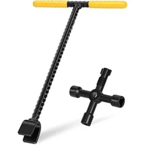 Llave de medidor de agua de 12 pulgadas mango en T de_1