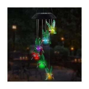 MorTime Paquete de 2 campanillas de viento solares de_6