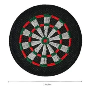 Dartboard Dardos bordados plancha en parches_4