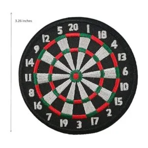 Dartboard Dardos bordados plancha en parches_3