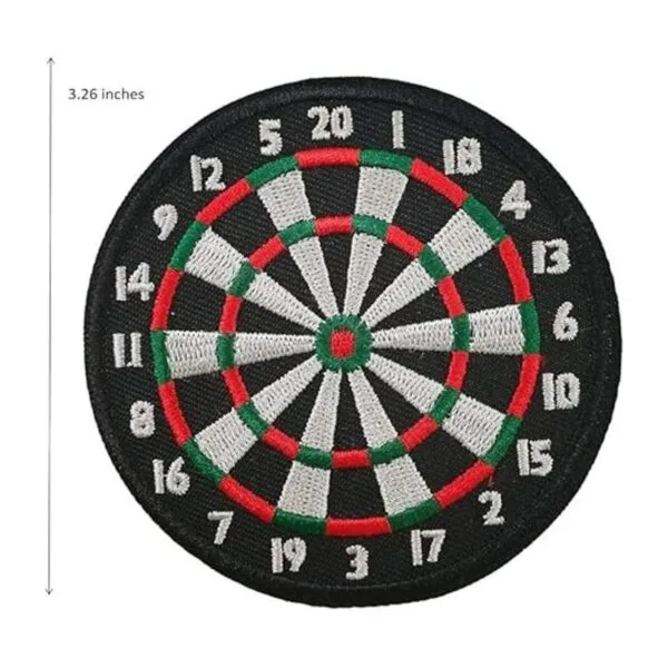 Dartboard Dardos bordados plancha en parches_3