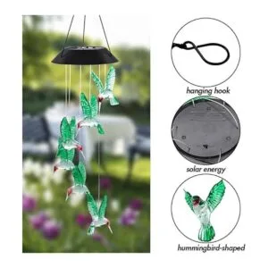 MorTime Paquete de 2 campanillas de viento solares de_3