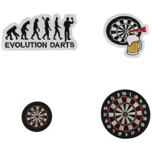 Dartboard Dardos bordados plancha en parches_1