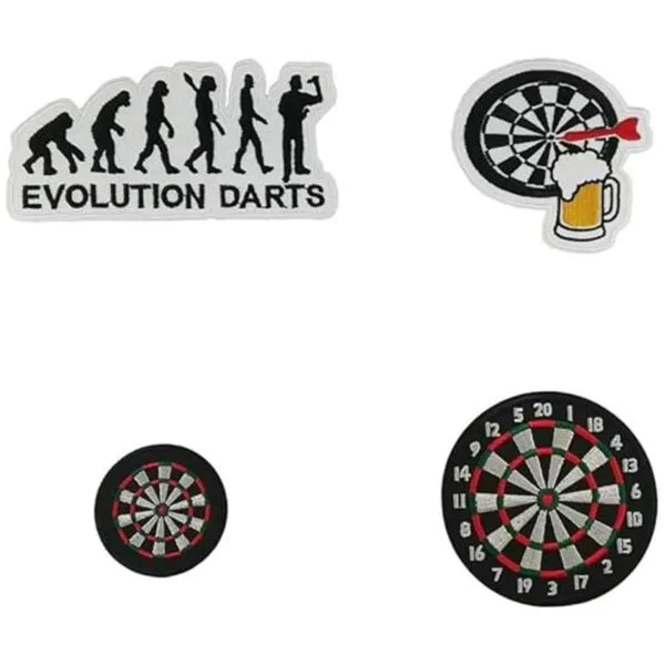 Dartboard Dardos bordados plancha en parches_1