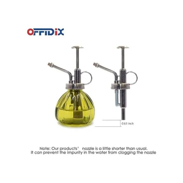 OFFIDIX Plant Mister botella de cristal con rociador para_3