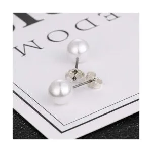 Hollosport Aretes de plata de ley S925 de repuesto para