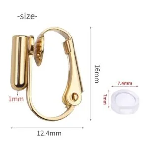 12 piezas de clip pendientes convertidor componentes para