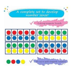 48 marcos magnéticos diez Manipulativos de matemáticas_5
