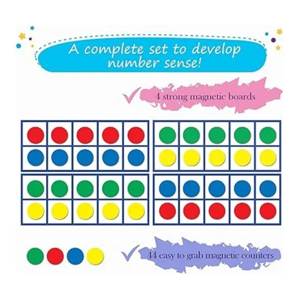 48 marcos magnéticos diez Manipulativos de matemáticas_5