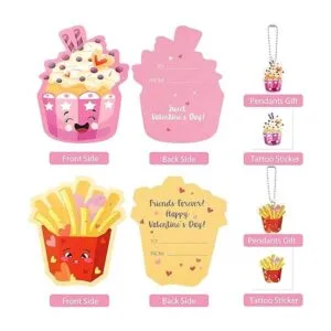 SUKKI Tarjetas de San Valentín para niños 30 juegos con_4