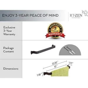 RTZEN Toallero de mano de granja para baño hecho a mano_4