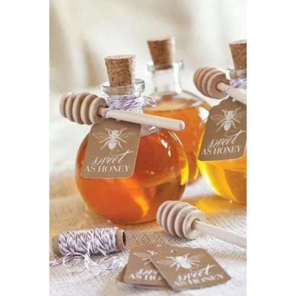 Nakpunar 6 botellas de vidrio esféricas con tapones de_4