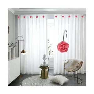 Ganchos para cortina de ducha DLD 12 ganchos decorativos_3