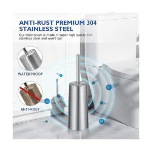 IXO Cepillo y soporte de inodoro paquete de 2 cepillos de