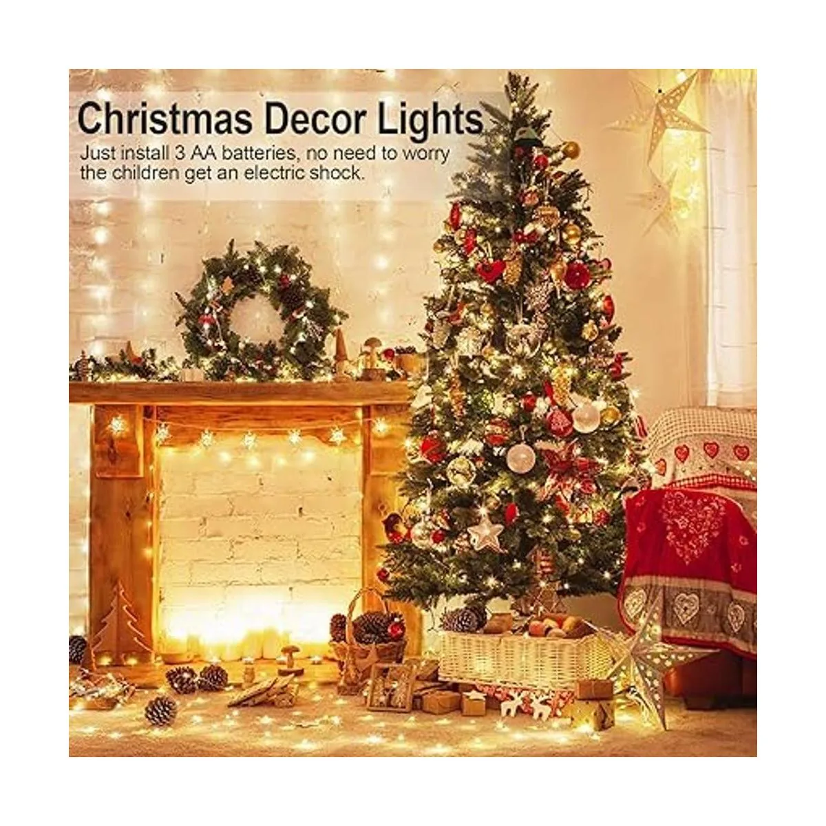 MUMUXI Fairy Lights with Remote Control Set of 2 33 Ft_3