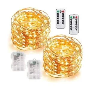 MUMUXI Fairy Lights with Remote Control Set of 2 33 Ft_1