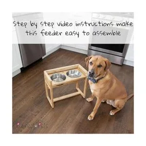 Pawfect Pet Cuencos elevados para perros grandes altura_3