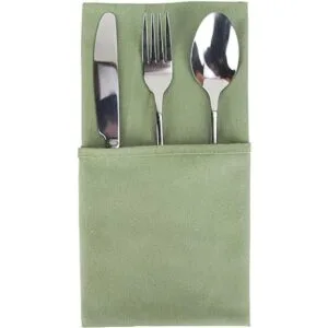 INFEI Juego de 12 servilletas de tela de mezcla de algodón_2