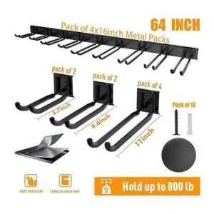 TORACK Organizador de herramientas de garaje para montaje_2