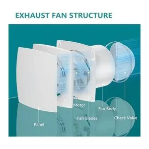 HG POWER Ventilador de escape de baño ventilador