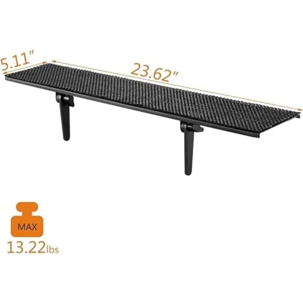 Bracwiser Estante superior de TV sin taladro de 24_3