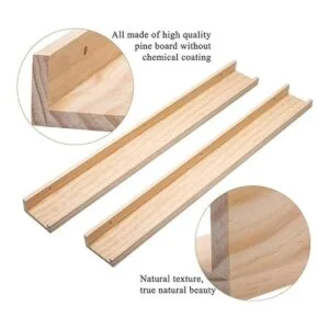 Azsky Estantería flotante para pared estante de pared_4