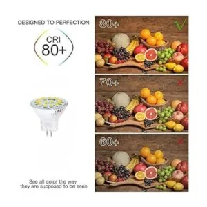 Lxcom Iluminación LED MR11 Bombilla de 6 Pack de 5 W LED