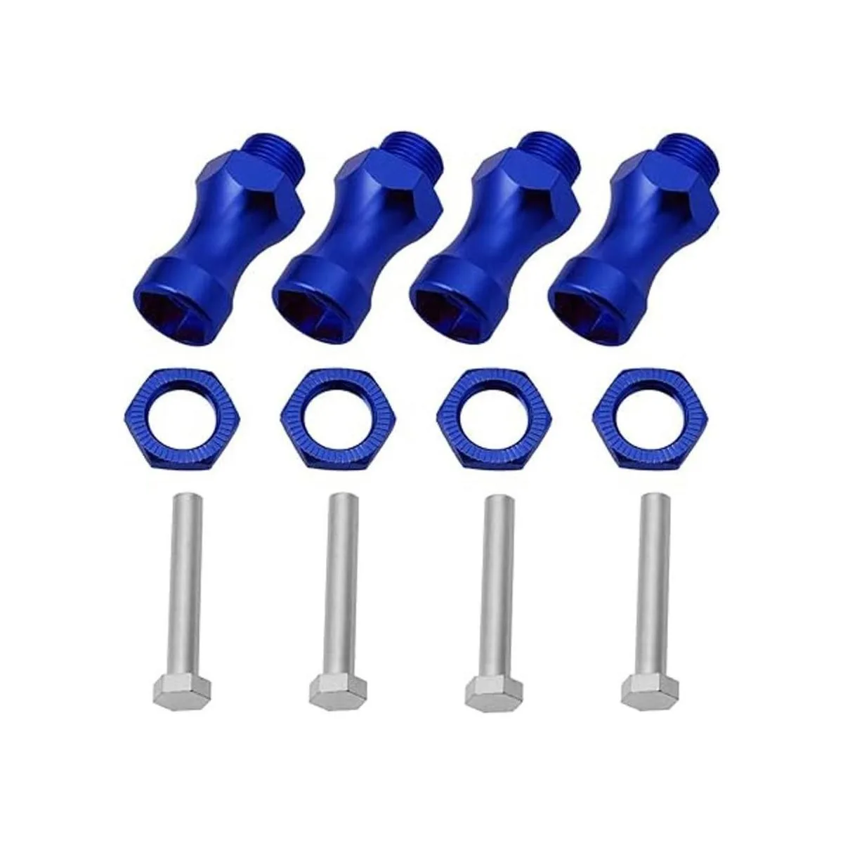 Hobbypark 4 unidades de tuercas hexagonales de 0.472 in_2