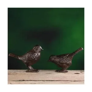 PopTop Estatua rústica de hierro fundido diseño de