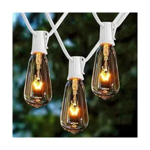 Afirst Extensión de luces para exteriores de 20 pies con_1