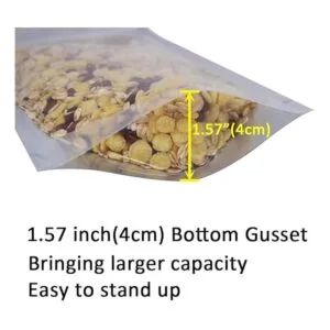 Belinlen Paquete de 100 bolsas de pie de 5.5 x 10_4