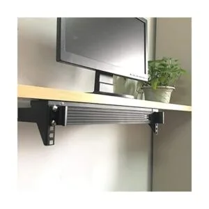 Jingchengmei 2U Estante vertical simple y plegable de_3