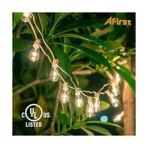 Afirst Extensión de luces para exteriores de 20 pies con_2