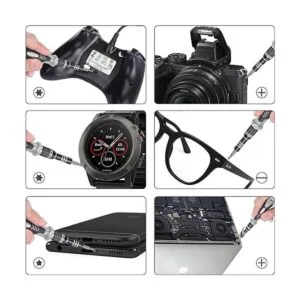 SHOWPIN Juego de destornilladores de precisión 122 en 1_4