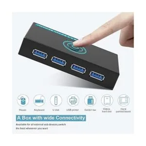 SGEYR Conmutador USB 3.0 2 computadoras que comparten 4_3
