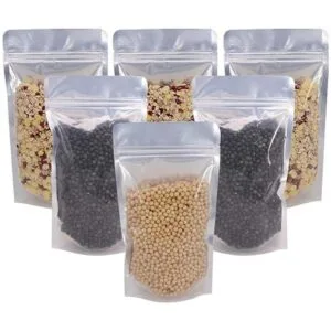 Belinlen Paquete de 100 bolsas de pie de 5.5 x 10_5