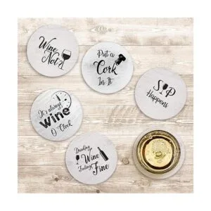 Posavasos para absorbentes de bebidas con soporte 6