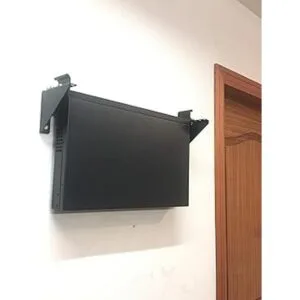 Jingchengmei 2U Estante vertical simple y plegable de_2