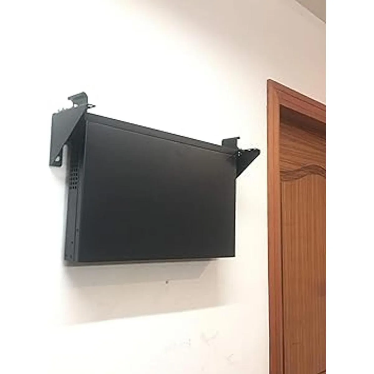 Jingchengmei 2U Estante vertical simple y plegable de_2