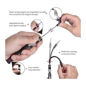 SHOWPIN Juego de destornilladores de precisión 122 en 1_3