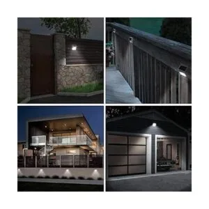 TORCHSTAR Luz LED con sensor de movimiento solar para_5