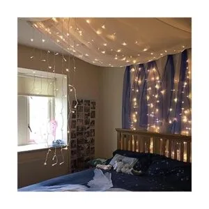 Magictec Guirnalda de 300 luces LED para cortinas 8 modos_4