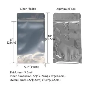 Belinlen Paquete de 100 bolsas de pie de 5.5 x 10_3