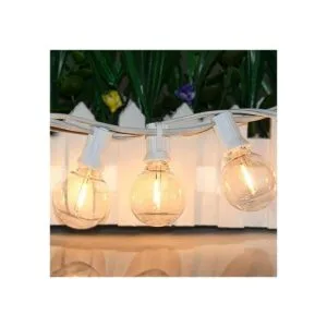 Paquete de 25 bombillas LED G40 de repuesto E12 con base_4