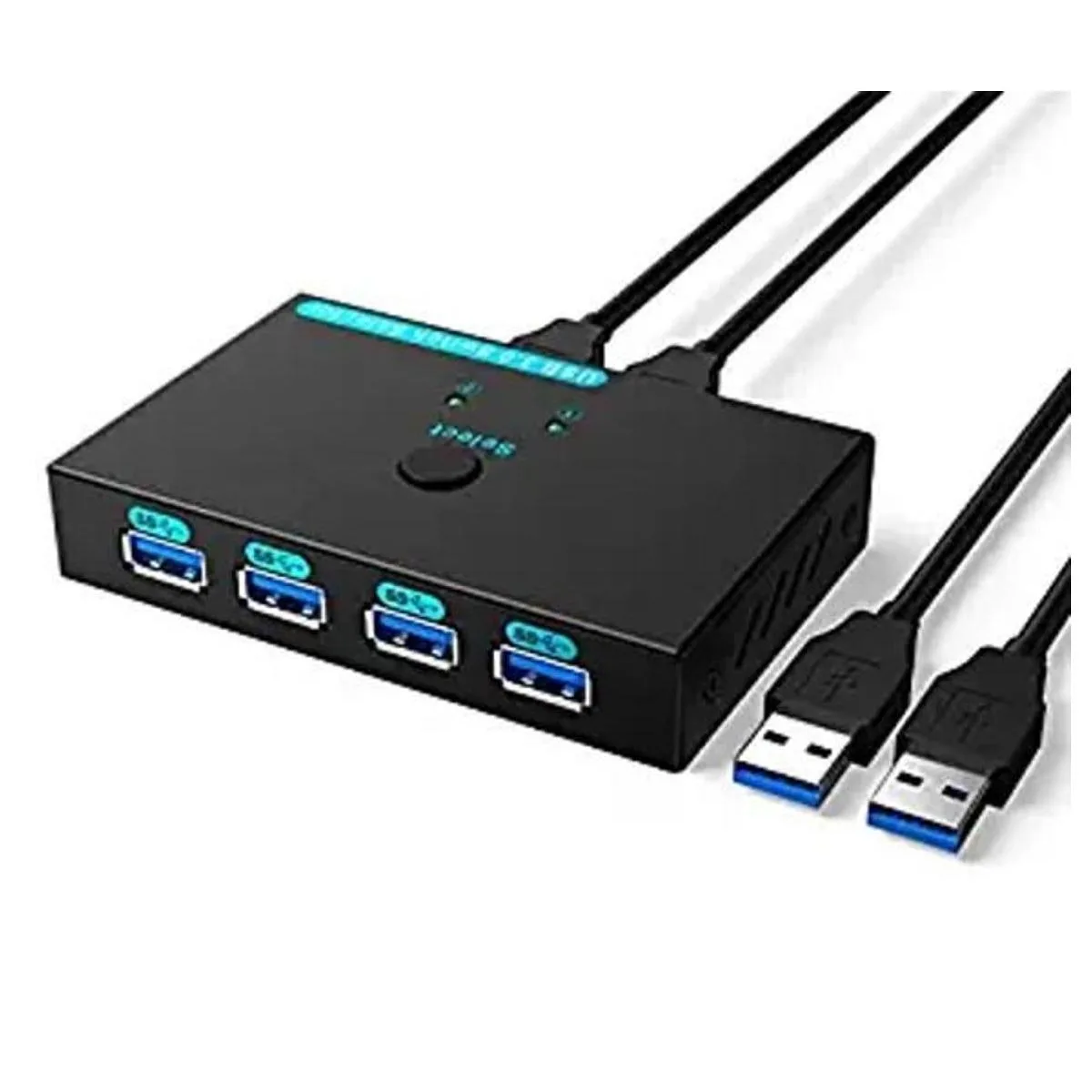 SGEYR Conmutador USB 3.0 2 computadoras que comparten 4_1