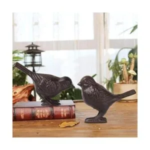 PopTop Estatua rústica de hierro fundido diseño de