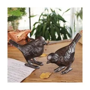 PopTop Estatua rústica de hierro fundido diseño de