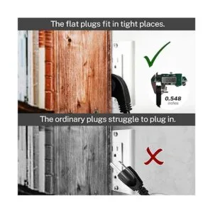 FIRMERST Cable de extensión de 15 pies de 1875 W de 14 AWG_4